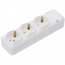 Колодка 3 гнізда із заземленням UEA