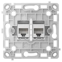 Механізм інтернет розетки Ajax OutletCore (LAN) vertical white