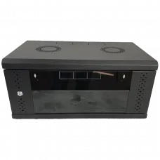 Шафа EServer 4U 600х350х284, скло, чорна