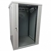 Шафа EServer 15U 600х500х773 скло, сіра