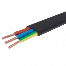 Кабель ВВГ нг LS П 3х1,5 чорний (Україна) (100м)
