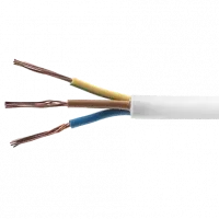 Провід ПВС 3х1,5 білий (Україна) (100 м)