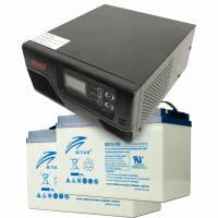 Комплект ДБЖ + АКБ MUST EP20-R1000W + 2x 12V 100Ah DG12-100