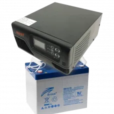 Комплект ДБЖ + АКБ MUST EP20-R1000W + 12V 75Ah DG12-75