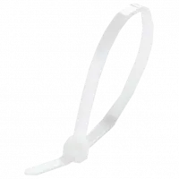 Стяжка кабельна біла (пач. 100 шт.) APRO 5х200