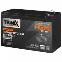 Свинцево-кислотна акумуляторна батарея TRINIX SUPER CHARGE 9А•г 12В
