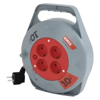 Подовжувач на котушці EMOS P19510 10м SCHUKO
