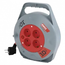 Подовжувач на котушці EMOS P19510 10м SCHUKO