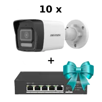 IP відеокамера Hikvision DS-2CD1043G2-IUF 4МП (2.8мм) з мікрофоном