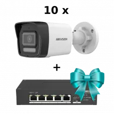 IP відеокамера Hikvision DS-2CD1043G2-IUF 4МП (4мм) із мікрофоном