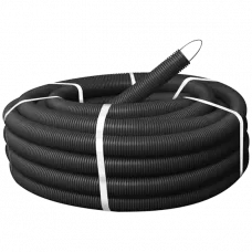 Труба гофрована 750Н 25/19мм бухта 100м гнучка з протяжкою негорюча UF-стійка