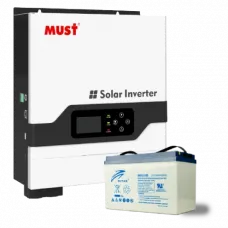 Комплект Must PV18-1012 VPM II гібридний однофазний чиста синусоїда