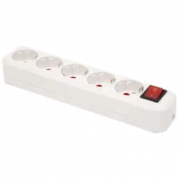 колодка 5 гнізд з заземленням UEA