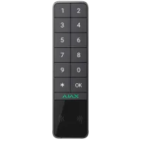 Бездротова клавіатура Ajax Keypad Outdoor graphite