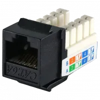 Модуль KeyStone RJ45 UTP, кат. 5e, 6, 6a, 110, Slim, W - 16.6 мм