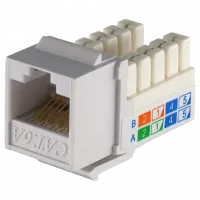 Модуль KeyStone RJ45 UTP, кат. 5e, 6, 6a, 110, Slim, W -16.6 мм