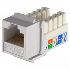 Модуль KeyStone RJ45 UTP, кат. 5e, 6, 6a, 110, Slim, W -16.6 мм