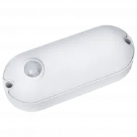 Світлодіодний світильник 12Вт 1080Lm AC165-265V 6500K (овал) з датчиком руху