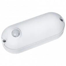 Світлодіодний світильник 12Вт 1080Lm AC165-265V 6500K (овал) з датчиком руху