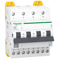 Перемикач 3-х позиційний Schneider Electric iSSW Acti9 4P 40A