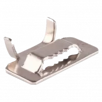 Скріпа для бандажної стрічки 19мм (100 шт) з нержавіючої сталі