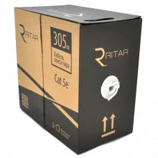 Кабель Ritar зовнішній КНП UTP (4*2*0.51) 4p 24 AWG (305м) ПВХ + ПЕ