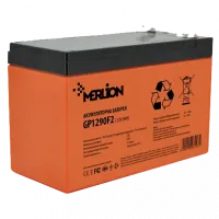 Свинцево-кислотна акумуляторна батарея MERLION GP1290F2 AGM 12В 9 А•г