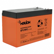 Свинцево-кислотна акумуляторна батарея MERLION GP1290F2 AGM 12В 9 А•г