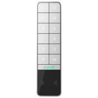Бездротова клавіатура Ajax KeyPad Outdoor Jeweller (8EU) ASP white