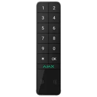 Бездротова клавіатура Ajax KeyPad Outdoor Jeweller (8EU) ASP black