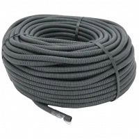 Труба гофрована 750Н 32/25мм бухта 50м гнучка з протяжкою негорюча