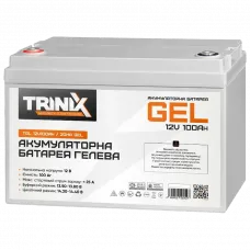 Акумулятор 12В 100А/год гелевий Trinix TGL12V100Ah/20Hr