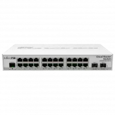 Комутатор 24 порти керований MikroTik 326-24G-2S+IN (CRS326-24G-2S+IN)