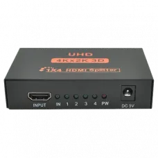 Активний HDMI сплітер 1=>4 порта 4K, 2K DC5V/2A