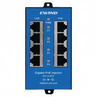 Інжектор PoE 4-портовий Ewind EW-PSE304CG