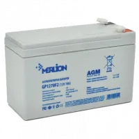 Акумуляторна батарея MERLION AGM GP1270F2 12В 7А•г