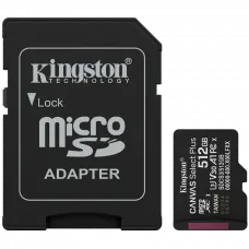 Модуль флеш-пам'яті Kingston 512GB microSDXC Canvas Select Plus Gen3 Card + Adapter