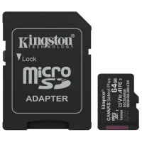 Модуль флеш-пам'яті Kingston MICRO SDXC 64GB UHS-I W/ADAPTER