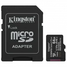 Модуль флеш-пам'яті Kingston MICRO SDXC 64GB UHS-I W/ADAPTER
