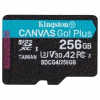 Модуль флеш-пам'яті KINGSTON 256GB microSDXC Canvas Go Plus Gen4 200R