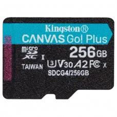 Модуль флеш-пам'яті KINGSTON 256GB microSDXC Canvas Go Plus Gen4 200R