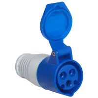 Розетка переносна UEA 213 16А 220В 2Р+Е IP44