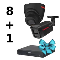Комплект Dahua WIZCOLOR KIT 8+1（black）