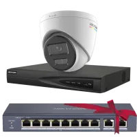 Комплект Hikvision DS-2CD1347G2H-LIUF 4МП (4мм)