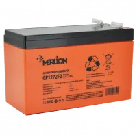 Свинцево-кислотна акумуляторна батарея MERLION AGM GP1272F2 PREMIUM 7.2А•г 12В