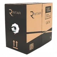 Кабель Ritar зовнішній КНПЕ FTP CCA (4*2*0.51) 4p 24 AWG ПЕ (100м)