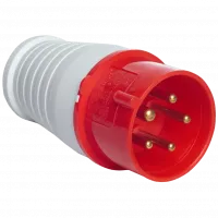 Вилка переносна UEA 015 16А 380В 3Р+N+Е IP44