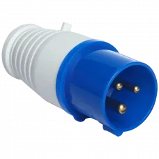 Вилка переносна UEA 013 16А 220В 2Р+Е IP44