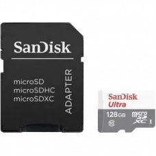 Карта пам'яті SANDISK Ultra microSDXC 128GB + SD Adapter Class 10 UHS-I