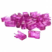 Конектор Ritar RJ-45 8P8C UTP Cat-5 (100 шт/уп.) Q100 Violet